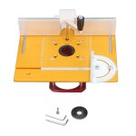 Kit de levage de routeur, base de levage 0  54mm, plaque d'insertion de table de routeur pour fraiseuses ...