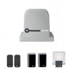 Kit motorisation pour portail coulissant robus jusqu' 600 kg nice