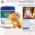 Kit de moulage a la main pour b�b�, moulage d'empreinte de main 3d, souvenirs de croissance pour b�b�, ...