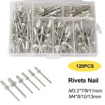 Kit de odor riveter rapide, ensemble de rivetage pop, outils  main wieshammkit, outil  crou, 120 ...