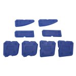 Kit d'outils de calfeutrage, grattoir de calfeutrage de ciment de verre de silicone pour le scellage ...