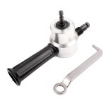 Kit d'outils de coupe de grignoteuse de fixation de perceuse lectrique de coupeur de tle  double tte ...
