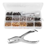 Kit d'outils d'installation de pinces  rivets double face, 240 ensembles, pour ceintures, coupe - vent, ...