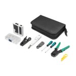 Kit d'outils réseau lan - digitus - testeur de réseau - pince à sertir - outil de coupe - outil de dénudage ... Kit d'outils réseau lan - digitus - testeur de réseau - pince à sertir - outil de coupe - outil de dénudage ...