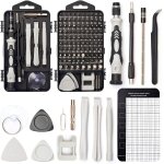 Kit d`outils et tournevis magnétiques de précision 122 en 1 avec étui - pour réparer électronique, ordinateur, ... Kit d`outils et tournevis magnétiques de précision 122 en 1 avec étui - pour réparer électronique, ordinateur, ...