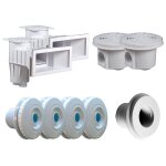 Kit pièces à sceller blanc pour piscine 10 x 5 m - hayward Kit pièces à sceller blanc pour piscine 10 x 5 m - hayward