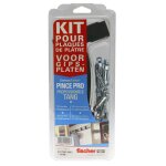 Kit pince + 24 chevilles metalliques pour corps creux hm - fischer - 509515