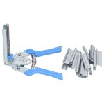 Kit de pinces à anneaux de porc, semi - automatique, pratique, pince à ongles m pour cage à poulet, pigeon, ... Kit de pinces à anneaux de porc, semi - automatique, pratique, pince à ongles m pour cage à poulet, pigeon, ...