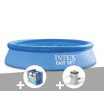 Kit piscine autoport�e intex easy set 2, 44 x 0, 61 m + b�che � bulles + epurateur � cartouche