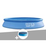 Kit piscine autoporte intex easy set 3, 05 x 0, 61 m + bche de protection