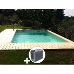 Kit piscine bois ubbink sunwater 5, 55 x 3, 00 x 1, 40 m - liner bleu + poolican Kit piscine bois ubbink sunwater 5, 55 x 3, 00 x 1, 40 m - liner bleu + poolican