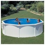 Kit piscine hors - sol bora bora acier blanc ronde �350 x h120 cm