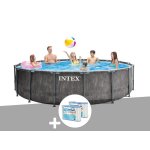 Kit piscine tubulaire intex baltik ronde 4, 57 x 1, 22 m + 6 cartouches de filtration