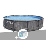 Kit piscine tubulaire intex baltik ronde 5, 49 x 1, 22 m + 6 cartouches de filtration