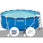 Kit piscine tubulaire intex metal frame ronde 4, 57 x 1, 22 m + 6 cartouches de filtration + kit d'entretien ... Kit piscine tubulaire intex metal frame ronde 4, 57 x 1, 22 m + 6 cartouches de filtration + kit d'entretien ...