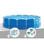 Kit piscine tubulaire intex metal frame ronde 4, 57 x 1, 22 m + 6 cartouches de filtration + kit de traitement ... Kit piscine tubulaire intex metal frame ronde 4, 57 x 1, 22 m + 6 cartouches de filtration + kit de traitement ...