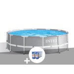 Kit piscine tubulaire intex prism frame ronde 3, 66 x 1, 22 m + 6 cartouches de filtration
