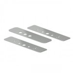 Kit de plaques pour remplacement d'antipanique par oltre bar - blanc 9010 fapim