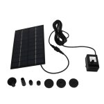 Kit de pompe à eau solaire 9v 1. 8w, montage facile, maille anti - colmatage, pompe solaire pour étang ... Kit de pompe à eau solaire 9v 1. 8w, montage facile, maille anti - colmatage, pompe solaire pour étang ...