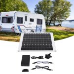 Kit de pompe de fontaine solaire 20w, eau submersible  faible bruit, 12v, alimente par panneau, pour ...