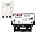 Kit pr�amplificateur uhf lte 5g - couplage sat / vhf et alimentation 10v evicom
