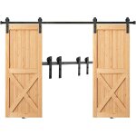Kit quincaillerie de porte coulissante de grange 244 cm rail porte coulissante convient double porte ... Kit quincaillerie de porte coulissante de grange 244 cm rail porte coulissante convient double porte ...