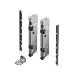 Kit raccord fa�ade aluminium tiroir � l'anglaise - avantech you inlay - anthracite hettich