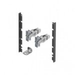 Kit raccord faade de tiroir  l'anglaise avantech you - h139mm - anthracite hettich