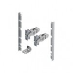 Kit raccord faade de tiroir  l'anglaise avantech you - h139mm - argent hettich