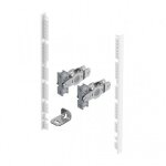 Kit raccord faade de tiroir  l'anglaise avantech you - h187mm - blanc hettich