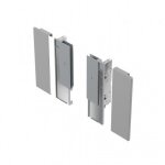 Kit raccord fa�ade tiroir � l'anglaise - avantech you inlay - argent hettich