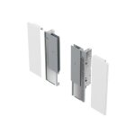 Kit raccord fa�ade tiroir � l'anglaise - avantech you inlay - blanc hettich