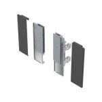 Kit raccord fa�ade tiroir � l'anglaise - casserolier - avantech you - anthracite hettich