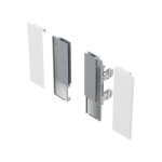 Kit raccord fa�ade tiroir � l'anglaise - casserolier - avantech you - blanc hettich