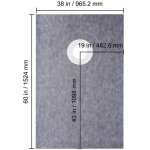 Kit receveur de douche - vevor - 965x1524mm - grille acier inoxydable 10 cm - etanche - drain dcale ...