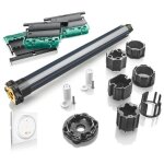 Kit de remplacement avec moteur oximo io pour moteur volet roulant - sans fil io - 10nm - fen�tre