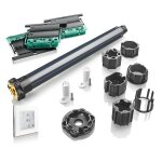 Kit de remplacement avec moteur oximo io pour moteur volet roulant - sans fil io - 10nm - fentre