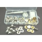 Kit de réparation de bâches + ?illets - ensemble de poinçon d'oeillet en laiton, auvent de bâche 20mm ... Kit de réparation de bâches + ?illets - ensemble de poinçon d'oeillet en laiton, auvent de bâche 20mm ...
