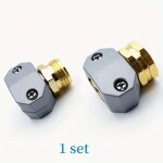 Kit de rparation de tuyau d'arrosage en aluminium et zinc, 2 pices / ensemble, kit de tuyau d'eau rapide, ...