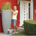 Kit rservoir 2 en 1 300 l gris - longueur : 62 cm, largeur : 62 cm
