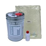 Kit résine polyester 1 kg pour réparations (résine 750 g + tissu en fibre de verre 1 m2 mat - 300 + catalyseur ... Kit résine polyester 1 kg pour réparations (résine 750 g + tissu en fibre de verre 1 m2 mat - 300 + catalyseur ...