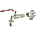 Kit robinet 1 / 4 tour m15x21 nez 15 + applique m15x21 f15x21 écrou libre chromée noyon & thiebault Kit robinet 1 / 4 tour m15x21 nez 15 + applique m15x21 f15x21 écrou libre chromée noyon & thiebault