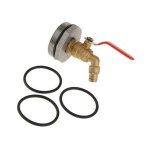 Kit de robinets de sortie de remplacement pour baril d'huile d50, en acier inoxydable, avec joint torique, ...