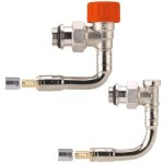 Kit de robinetterie thermostatique bitube m30 - �querre � sertir 1 / 2 16 - double panneau comap