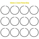 Kit de segments de piston pour husqvarna 353 351 350 346 xp 346xp 340, 12 pices / lot, 45mm x 1. 2mm, ...