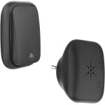 Kit sonnette sans fil et sans pile extrieur tanche ip 65 neige pluie humidit - metteur longue porte ...