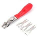 Kit de soudage de sol en vinyle pvc, outil de coupe de sol, 3 lames