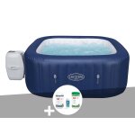 Kit spa gonflable bestway lay - z - spa hawaii carr airjet 4 / 6 places + kit traitement brome