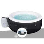 Kit spa gonflable bestway lay - z - spa miami rond airjet 4 places + ensemble mobilier 4 modules