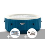 Kit spa gonflable intex purespa blue one rond bulles 2 / 4 places + 6 filtres + kit d'entretien Kit spa gonflable intex purespa blue one rond bulles 2 / 4 places + 6 filtres + kit d'entretien